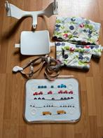 Stokke babyset stoelverkleiner, tuigje, kussen, tray, wit, Ophalen of Verzenden, Zo goed als nieuw, Meegroeistoel, Stoelverkleiner