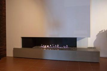 Metalfire Gas Openhaard / rechterhoek beschikbaar voor biedingen