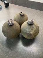 3 Kerstballen in brocante/landelijke stijl van PTMD, Diversen, Kerst, Ophalen of Verzenden, Nieuw