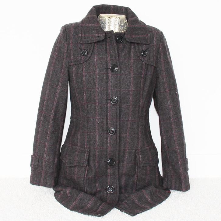 Mooie EDC Dames Jas (L) € 40,-, Kleding | Dames, Jassen | Winter, Zo goed als nieuw, Maat 42/44 (L), Grijs, Ophalen of Verzenden