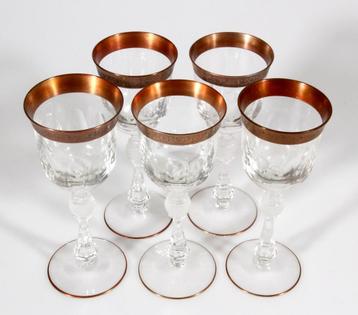 Bohemia Jessie kristal glazen 5 stuks. beschikbaar voor biedingen