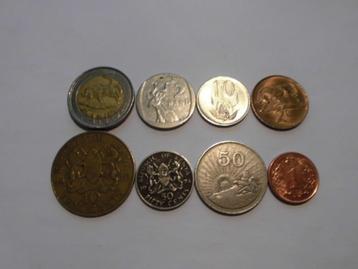 8 munten Afrika 1970/1997 beschikbaar voor biedingen