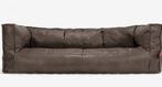 Zitzak loungebank van LoungePug 185 cm, Huis en Inrichting, Zitzakken, Ophalen of Verzenden, Zo goed als nieuw, Grijs