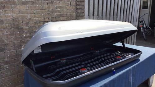 Dakkoffer Hapro Travelbox 4.5 met Maserfit bevestiging., Auto diversen, Dakkoffers, Zo goed als nieuw, Ophalen