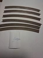 Set van 6 grote bocht fleischmann 9130, Gebruikt, Gelijkstroom, Fleischmann, Rails