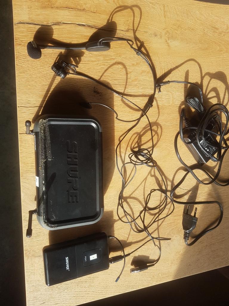Shure PGX4 draadloze headset met dasspeldmic, Muziek en Instrumenten, Microfoons, Ophalen of Verzenden, Gebruikt, Zangmicrofoon