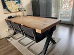 Eettafel 200x90 + 6 stoelen - Gebruikte staat, Huis en Inrichting, Tafels | Eettafels, Gebruikt, Vijf personen of meer, 150 tot 200 cm