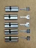 5x Pfaffenhain cilinderslot 45/30 SKG** met 5 sleutels, Ophalen, Gebruikt, Overige materialen, Slot