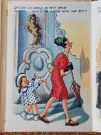 Tien mooie oude Manneke Pis kaarten als complete serie 1945., Ophalen of Verzenden