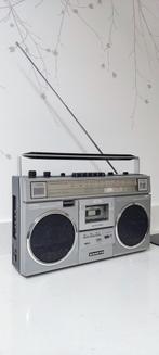 Vintage Sanyo M 4200k ghettoblaster radio cassette recorder, Audio, Tv en Foto, Gebruikt, Ophalen