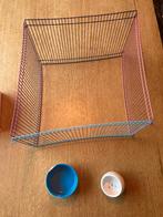 Hamsters of Kleine knaagdieren voerbak/waterbak en rekjes, Ophalen, Zo goed als nieuw, Voerbakje