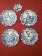 Delft blauwe borden, Antiek en Kunst, Antiek | Keramiek en Aardewerk, Ophalen