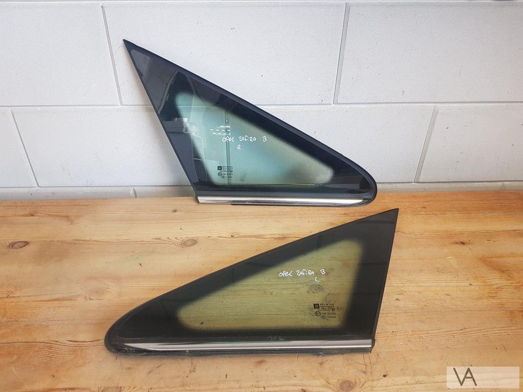 Opel Zafira B 2005 - 2012 zijruit ruit vooraan rechts €20, Ophalen of Verzenden, Gebruikt, Opel