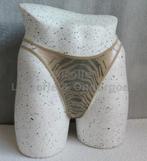 String Tijger goud maat S - M - L (238), Kleding | Dames, Nicolle_Lingerie, Ophalen of Verzenden, Overige kleuren, String