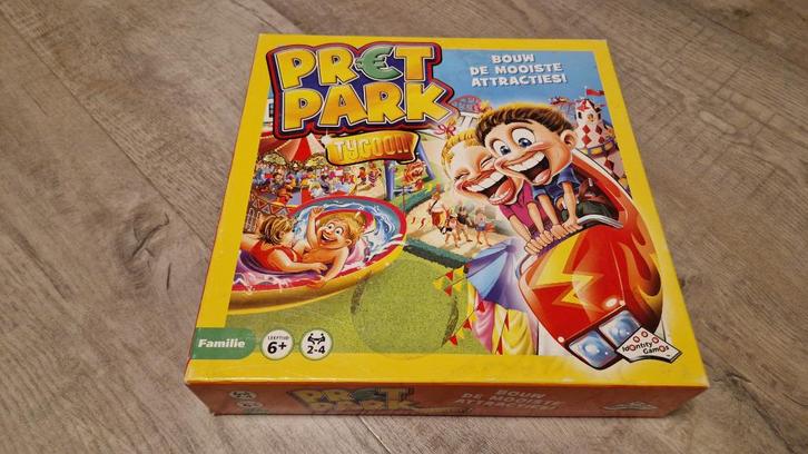 Bordspel Pretpark Tycoon, Hobby en Vrije tijd, Gezelschapsspellen | Bordspellen, Gebruikt, Ophalen of Verzenden