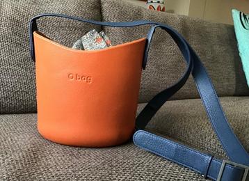 ‘O Bag’ schoudertas, oranje met stoffen binnen bekleding beschikbaar voor biedingen