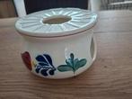 Boeren bont warmhouder/ theelichthouder Boch made in Belgium, Huis en Inrichting, Keuken | Servies, Ophalen of Verzenden, Zo goed als nieuw