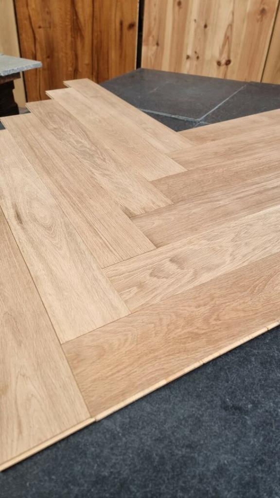 EIKEN VISGRAAT VLOER, XXL VRIJWEL SELECTE SORTERING!, Huis en Inrichting, Stoffering | Vloerbedekking, Nieuw, Parket, 75 m² of meer