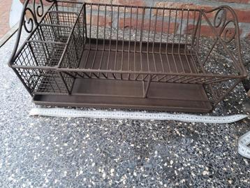 Vintage frans afdruiprek Metaal beschikbaar voor biedingen