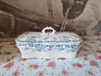 Antiek porseleinen cakedoos Moselle F Winckle&co, Ophalen of Verzenden