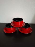 Vintage Soepkommen met Schotels - Set van 3, Ophalen of Verzenden