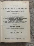 Frans-Nederlands Woordenboek uit 1906, Antiek en Kunst, Antiek | Boeken en Bijbels, Ophalen of Verzenden, P. van Duinen