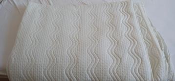 Nette gewassen hoes voor topper 180 x 200 beschikbaar voor biedingen