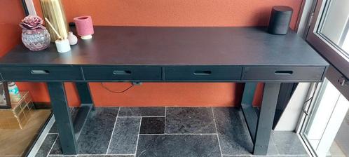 VT Wonen bureau of sidetable. Zwart. Porseleinen knop. Lades, Huis en Inrichting, Bureaus, Zo goed als nieuw, Bureau, Ophalen