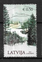 109-24 Latvija 2014 / Winterlandschap - Kerstmis, Postzegels en Munten, Overige landen, Verzenden, Gestempeld