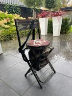 Draaibare visstoel ( kruk) met rugleuning, Watersport en Boten, Ophalen, Zo goed als nieuw