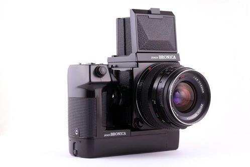 Bronica ETRSI + 75mm 2.8 lens + cassette 1 jaar garantie, Audio, Tv en Foto, Fotocamera's Analoog, Zo goed als nieuw, Spiegelreflex