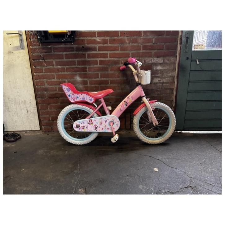 nette 16" Disney Princess meisjesfiets!, Fietsen en Brommers, Fietsen | Kinderfietsjes, Gebruikt, Minder dan 16 inch, Ophalen