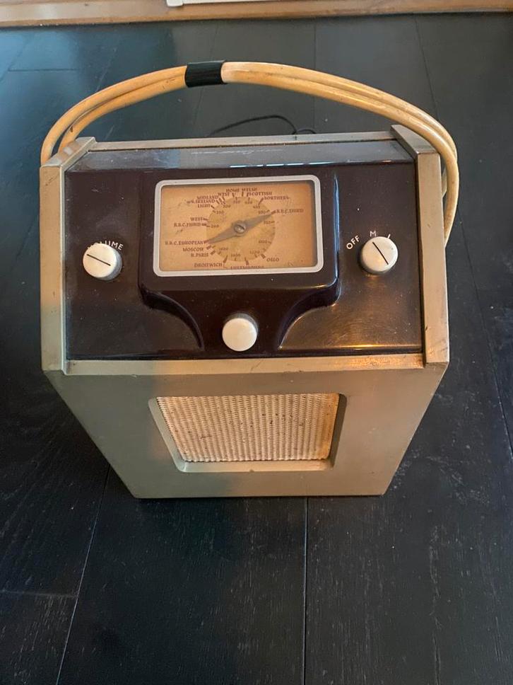 Radio 1950 cossor model 469, Antiek en Kunst, Antiek | Tv's en Audio, Ophalen