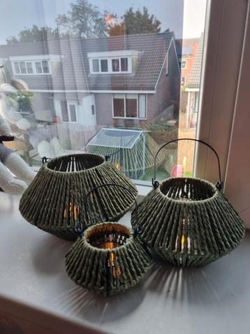 Lantaarns voor Waxinelichtjes - Set van 3 beschikbaar voor biedingen