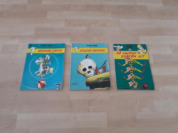 Diverse Lucky Luke stripboeken, Boeken, Stripboeken, Gelezen, Meerdere stripboeken, Ophalen of Verzenden
