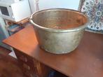 Grote koperen ketel. 50 breed, 28 hoog. 6 kilo, Antiek en Kunst, Antiek | Koper en Brons, Ophalen