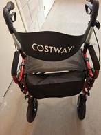 Costway rollator 2 in 1 rolstoel en reisrollator., Diversen, Rollators, Ophalen of Verzenden, Zo goed als nieuw