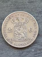 Rijksdaalder 1856 Willem 3, Postzegels en Munten, Munten | Nederland, Ophalen of Verzenden, Koning Willem III, 2½ gulden, Zilver