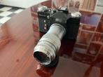 Zenit E met Steinheil vintage telelens, Ophalen of Verzenden, Gebruikt, Spiegelreflex, Overige Merken