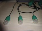hanglampen 3 in licht zeegroen, Ophalen of Verzenden, Zo goed als nieuw, Minder dan 50 cm