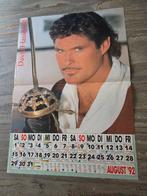 Poster: David Hasselhoff - augustus '92 !, Ophalen of Verzenden, Zo goed als nieuw, A1 t/m A3, Muziek