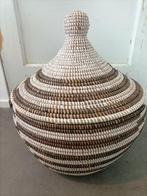 Mand | Bohemian stijl | Opbergen | Decoratie, Mand, Rond, Nieuw, Ophalen of Verzenden