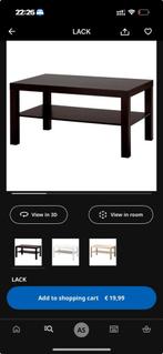 Ikea Lack Salontafel, Huis en Inrichting, Tafels | Salontafels, Kunststof, Zo goed als nieuw, Minder dan 50 cm, Rechthoekig