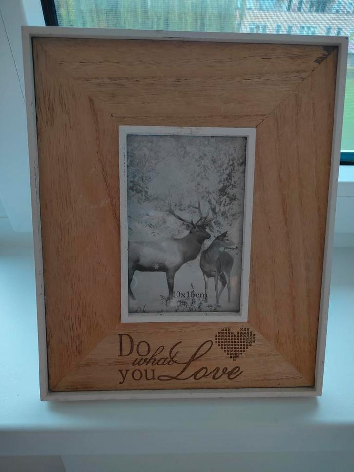 Fotolijst 10x15 - Houten Frame, Audio, Tv en Foto, Fotografie | Fotolijsten, Nieuw, Ophalen of Verzenden