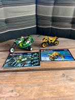 2 x LEGO Technic 8255 / 8251 Rescue Bike / Sonic Cycle, Kinderen en Baby's, Speelgoed | Duplo en Lego, Ophalen of Verzenden, Zo goed als nieuw