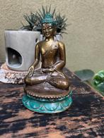 Thaise boeddha brons Thailand buddha, Verburgt Vintage, Ophalen of Verzenden, Schipluidenlaan 20 5035KJ Tilburg, https://verburgtvintage.nl/#contact
