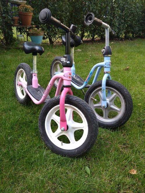 Puky loopfiets, 12 inch: een roze en/of een blauwe, Kinderen en Baby's, Speelgoed | Buiten | Voertuigen en Loopfietsen, Gebruikt