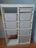 2x Ikea Trofast Opbergcombinatie met Bakken - Wit, Ophalen, Gebruikt