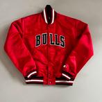 Vintage Chicago Bulls NBA 80’s 90’s Starter Satin Ice-T, Maat 48/50 (M), Ophalen of Verzenden, Rood, Gedragen