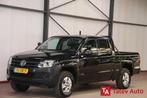 Volkswagen Amarok 2.0 TDI Dubbel Cabine 4X4 3000 KG TREKVERM, Auto's, Euro 5, Stof, Gebruikt, Zwart